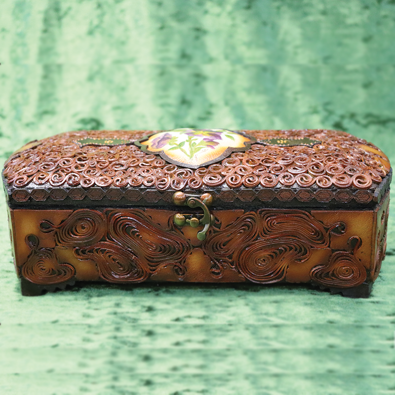 جعبه کارد و چنگال با طرح گل